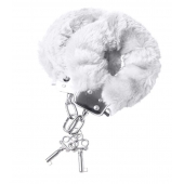 Наручники с белой меховой опушкой - ToyFa - купить с доставкой в Кисловодске