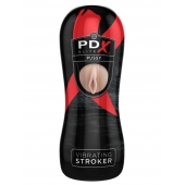 Мастурбатор-вагина Vibrating Pussy Stroker с вибрацией - Pipedream - в Кисловодске купить с доставкой