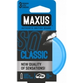 Классические презервативы в железном кейсе MAXUS Classic - 3 шт. - Maxus - купить с доставкой в Кисловодске