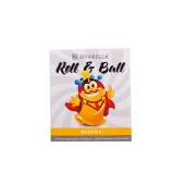 Стимулирующий презерватив-насадка Roll   Ball Banana - Sitabella - купить с доставкой в Кисловодске