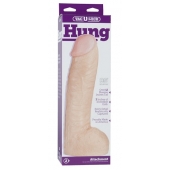 Огромная насадка-реалистик Vac-U-Lock Realistic Hung - 31,7 см. - Doc Johnson - купить с доставкой в Кисловодске