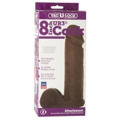 Насадка-реалистик Vac-U-Lock 8  ULTRASKYN Cock - 20,6 см. - Doc Johnson - купить с доставкой в Кисловодске