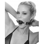Черный кляп с дырочками Breathable Ball Gag - Pipedream - купить с доставкой в Кисловодске