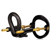 Черный экстендер-растяжитель пениса - Sex Expert - в Кисловодске купить с доставкой