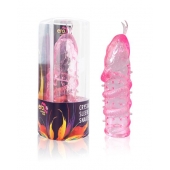 Закрытая рельефная насадка Crystal sleeve snakes в виде змеи с усиками - 14 см. - Erowoman-Eroman - в Кисловодске купить с доставкой
