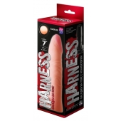 Телесная насадка на Harness с коннектором BLACK LINE - 18,5 см. - LOVETOY (А-Полимер) - купить с доставкой в Кисловодске