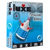 Презерватив LUXE Maxima  Глубинная бомба  - 1 шт. - Luxe - купить с доставкой в Кисловодске