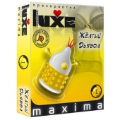 Презерватив LUXE Maxima  Желтый дьявол  - 1 шт. - Luxe - купить с доставкой в Кисловодске