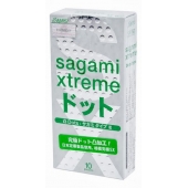 Презервативы Sagami Xtreme Type-E с точками - 10 шт. - Sagami - купить с доставкой в Кисловодске