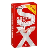 Утолщенные презервативы Sagami Xtreme Feel Long с точками - 10 шт. - Sagami - купить с доставкой в Кисловодске