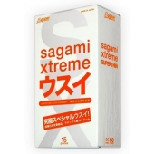 Ультратонкие презервативы Sagami Xtreme SUPERTHIN - 15 шт. - Sagami - купить с доставкой в Кисловодске