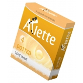 Презервативы Arlette Dotted с точечной текстурой - 3 шт. - Arlette - купить с доставкой в Кисловодске