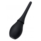 Черный силиконовый анальный душ A-toys с гладким наконечником - A-toys - купить с доставкой в Кисловодске