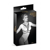 Черная упряжь на грудь Laura - Bijoux Pour Toi - купить с доставкой в Кисловодске