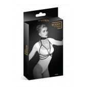 Черная упряжь на грудь Julia - Bijoux Pour Toi - купить с доставкой в Кисловодске