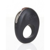 Черное эрекционное виброкольцо ATOM - Hot Octopuss - в Кисловодске купить с доставкой