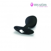 Черная пробка Mystim Rocking Vibe S с возможностью подключения к электростимулятору - 9,7 см. - MyStim - купить с доставкой в Кисловодске