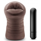 Коричневый мастурбатор-ротик Renee - Blush Novelties - в Кисловодске купить с доставкой