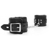 Черные оковы на металлических карабинах - Notabu - купить с доставкой в Кисловодске