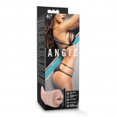 Телесный мастурбатор-ротик Angie - Blush Novelties - в Кисловодске купить с доставкой
