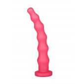 Розовый гелевый анальный стимулятор - 20 см. - LOVETOY (А-Полимер)