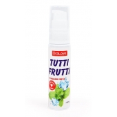 Гель-смазка Tutti-frutti со вкусом сладкой мяты - 30 гр. - Биоритм - купить с доставкой в Кисловодске