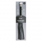 Черная плеть Easytoys Flogger With Metal Grip - 38 см. - Easy toys - купить с доставкой в Кисловодске