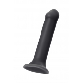 Черный фаллос на присоске Silicone Bendable Dildo XL - 20 см. - Strap-on-me - купить с доставкой в Кисловодске