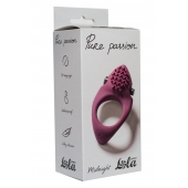Бордовое эрекционное виброкольцо Pure Passion Midnight - Lola Games - в Кисловодске купить с доставкой