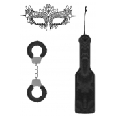 Черный игровой набор Introductory Bondage Kit №4 - Shots Media BV - купить с доставкой в Кисловодске