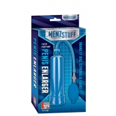 Синяя вакуумная помпа MENZSTUFF PENIS ENLARGER - Dream Toys - в Кисловодске купить с доставкой