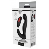 Черный вибромассажер простаты SWIRLING P-PLEASER - Dream Toys - в Кисловодске купить с доставкой