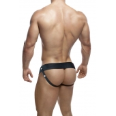 Черный мужской страпон DR. SKIN 6INCH HOLLOW STRAP ON - 16 см. - Blush Novelties - купить с доставкой в Кисловодске