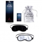 Набор из двух масок на глаза Soft Blindfold Twin Pack - Fifty Shades of Grey - купить с доставкой в Кисловодске