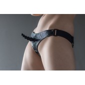 Черные трусики Better с анальной насадкой - 8 см. - Lola Games - купить с доставкой в Кисловодске