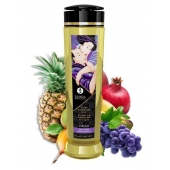 Массажное масло Libido Exotic Fruits с ароматом экзотических фруктов - 240 мл. - Shunga - купить с доставкой в Кисловодске