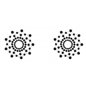 Черные наклейки на грудь Rowland - Lola Lingerie купить с доставкой