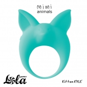 Зеленое эрекционное кольцо Kitten Kyle - Lola Games - в Кисловодске купить с доставкой