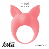 Оранжевое эрекционное кольцо Kitten Kyle - Lola Games - в Кисловодске купить с доставкой
