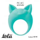 Зеленое эрекционное кольцо Lemur Remi - Lola Games - в Кисловодске купить с доставкой