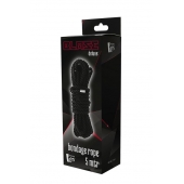 Черная веревка для шибари DELUXE BONDAGE ROPE - 5 м. - Dream Toys - купить с доставкой в Кисловодске