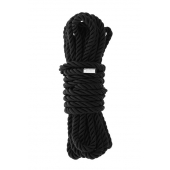 Черная веревка для шибари DELUXE BONDAGE ROPE - 5 м. - Dream Toys - купить с доставкой в Кисловодске