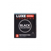 Черные презервативы LUXE Royal Black Collection - 3 шт. - Luxe - купить с доставкой в Кисловодске