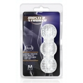Прозрачный фигурный мастурбатор Master Stroker - Blush Novelties - в Кисловодске купить с доставкой