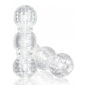 Прозрачный фигурный мастурбатор Master Stroker - Blush Novelties - в Кисловодске купить с доставкой