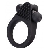 Черное эрекционное виброкольцо Brid с шипиками - A-toys - в Кисловодске купить с доставкой