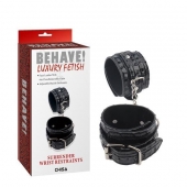 Черные наручники Surrender Wrist Restraints - Chisa - купить с доставкой в Кисловодске