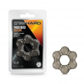 Дымчатое эрекционное кольцо Stay Hard Thick Bead Cock Ring - Blush Novelties - в Кисловодске купить с доставкой