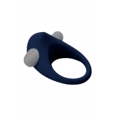 Гладкое синее эрекционное виброкольцо STIMU RING - Dream Toys - в Кисловодске купить с доставкой