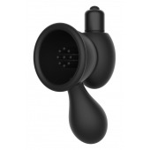 Черные вибронакладки для сосков VIBRATING NIPPLE TEASERS - Dream Toys